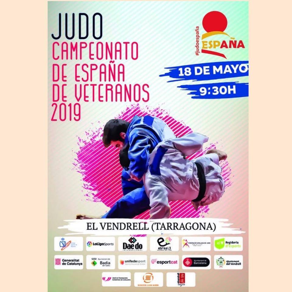 Campeonato de España de Judo Veteranos 18-05-19.RESULTADOS.